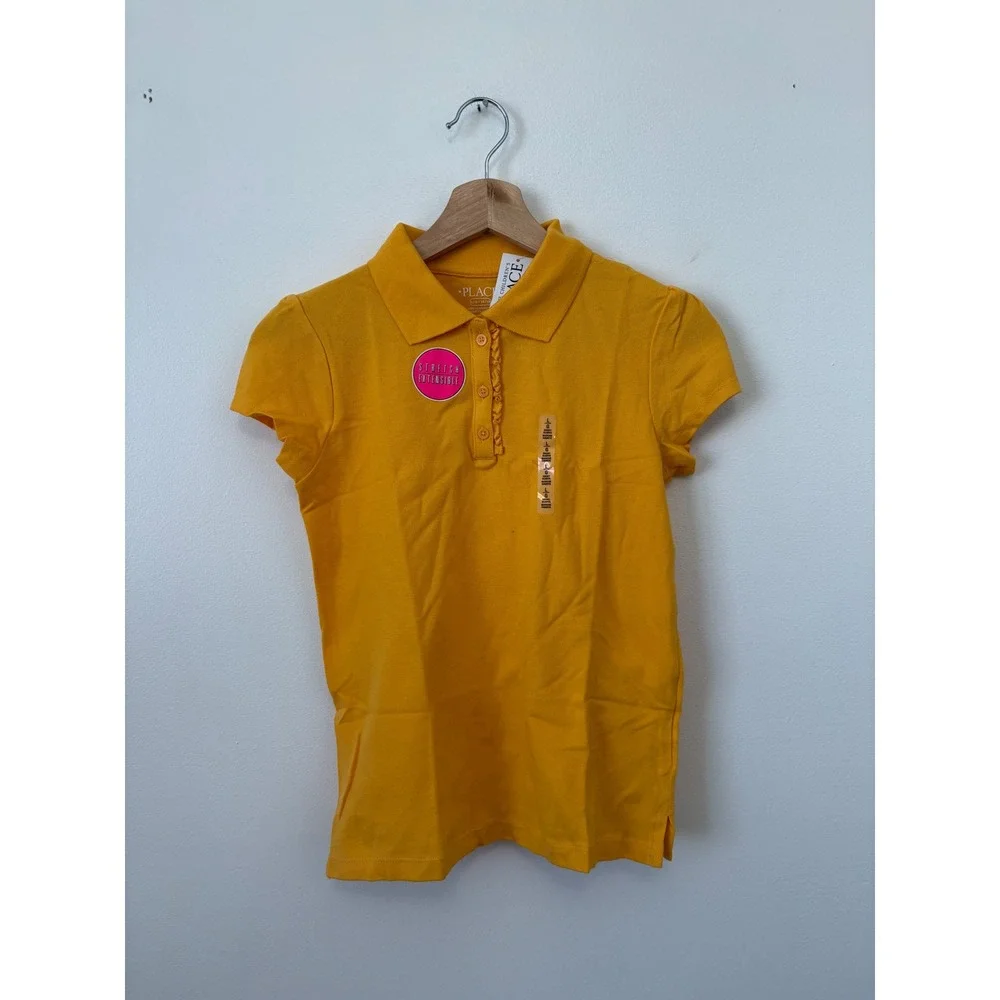 The Children's Place Girls' Polo‎ – Yellow – Large – NWT
